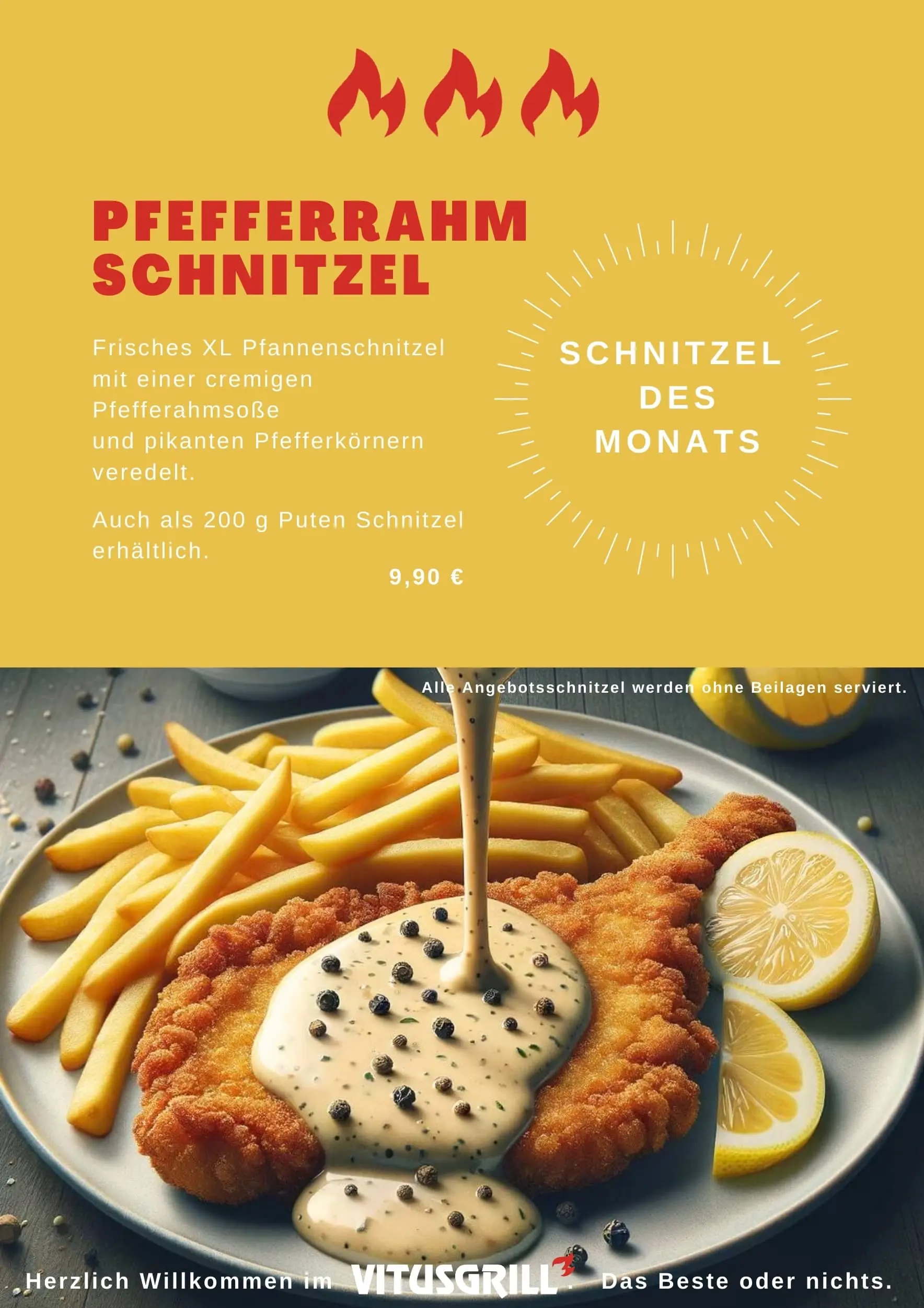 schnitzel background